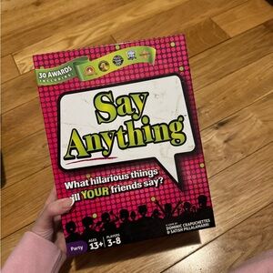 Say Anything Party Game - Pink Box